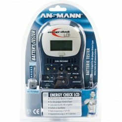 Elektrowerkzeuge Ansmann Energy Check LCD, Messgerät (blau/weiß)