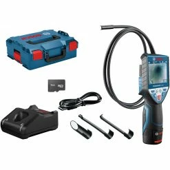 Inspektionskameras Bosch Inspektionskamera GIC 120 C, 12Volt (blau/schwarz, Akku 1,5 Ah, In L-BOXX)