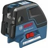 Bosch Kombilaser GCL 25 Professional + BS150 Professional, Kreuzlinienlaser (blau/schwarz, Schutztasche)