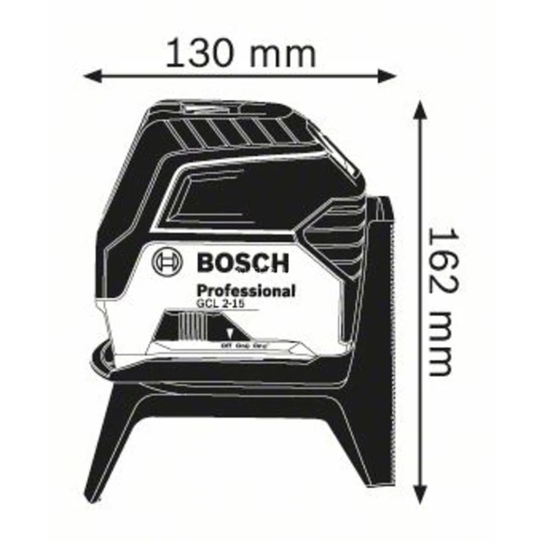 Bosch Kombilaser GCL 2-15 Professional, Kreuzlinienlaser (blau/schwarz, Schutztasche) – Bild 5
