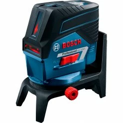 Bosch Kombilaser GCL 2-50 C Professional + RM2 + BT150, Kreuzlinienlaser (blau/schwarz, Rote Laserlinien, Mit Halterung Und Stativ)