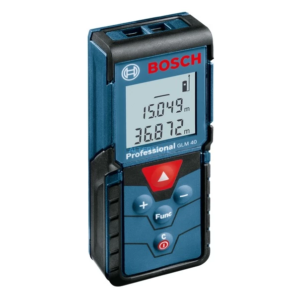 Bosch Laser-Entfernungsmesser GLM 40 Professional (blau/schwarz, Reichweite 40 Meter)