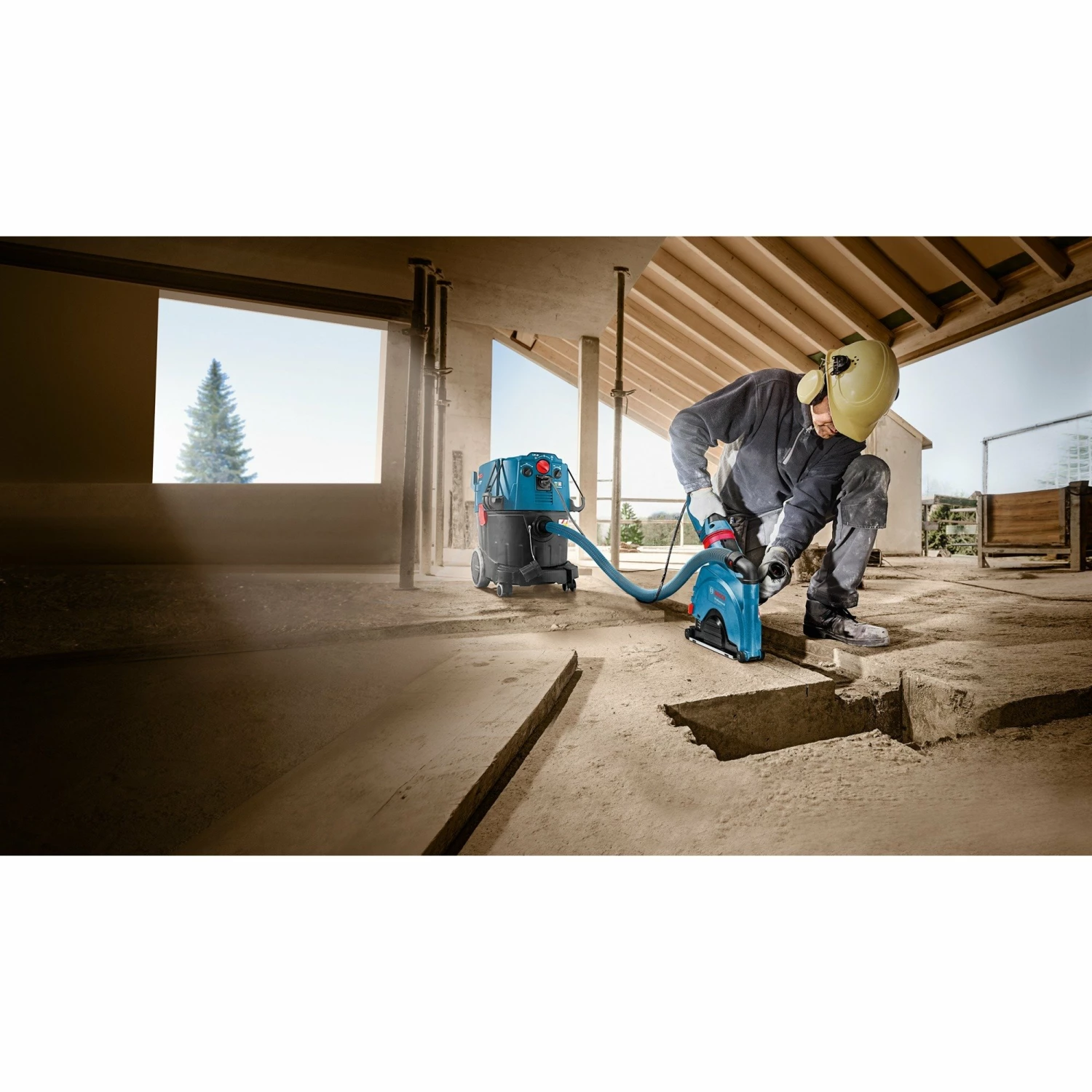 Bosch Nass-/Trockensauger GAS 55 M AFC Professional (blau) – Bild 5