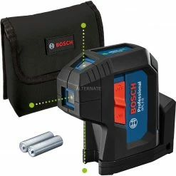 Laser Messgeräte Bosch Punktlaser GPL 3 G Professional (blau/schwarz, Grüne Laserpunkte)