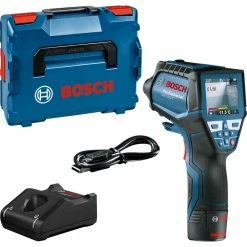 Ortungsgeräte Bosch Thermodetektor GIS 1000 C Professional L-Boxx (blau/schwarz, Li-Ionen-Akku 1,5 Ah, In L-BOXX)