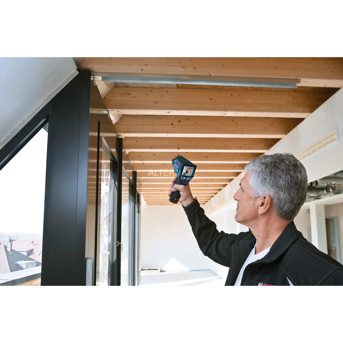 Ortungsgeräte Bosch Thermodetektor GIS 1000 C Professional L-Boxx (blau/schwarz, Li-Ionen-Akku 1,5 Ah, In L-BOXX) – Bild 5