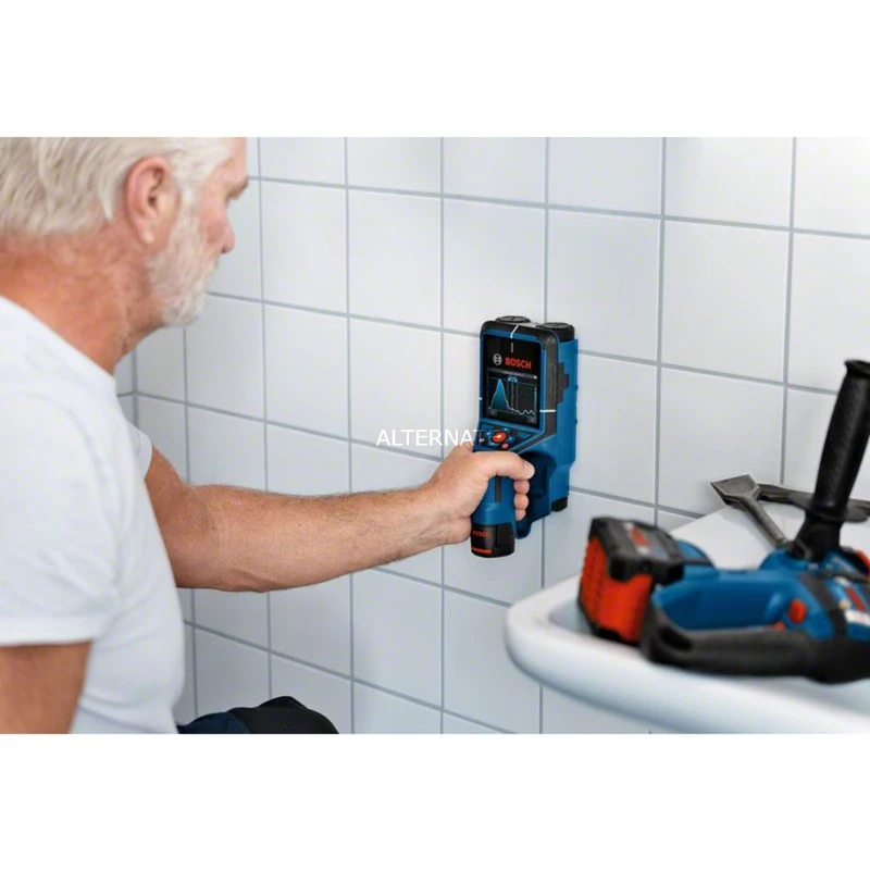 Ortungsgeräte Bosch Wallscanner D-tect 200 C Professional, 12Volt, Ortungsgerät (blau/schwarz, Li-Ionen-Akku 2,0 Ah, In L-BOXX 136) – Bild 4