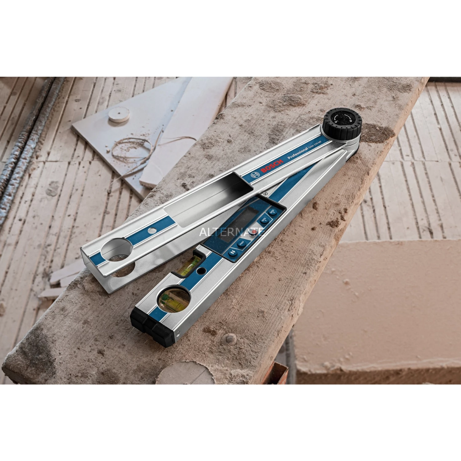 Winkel- Und Neigungsmesser Bosch Winkelmesser GAM 220 MF Professional (silber/blau) – Bild 3