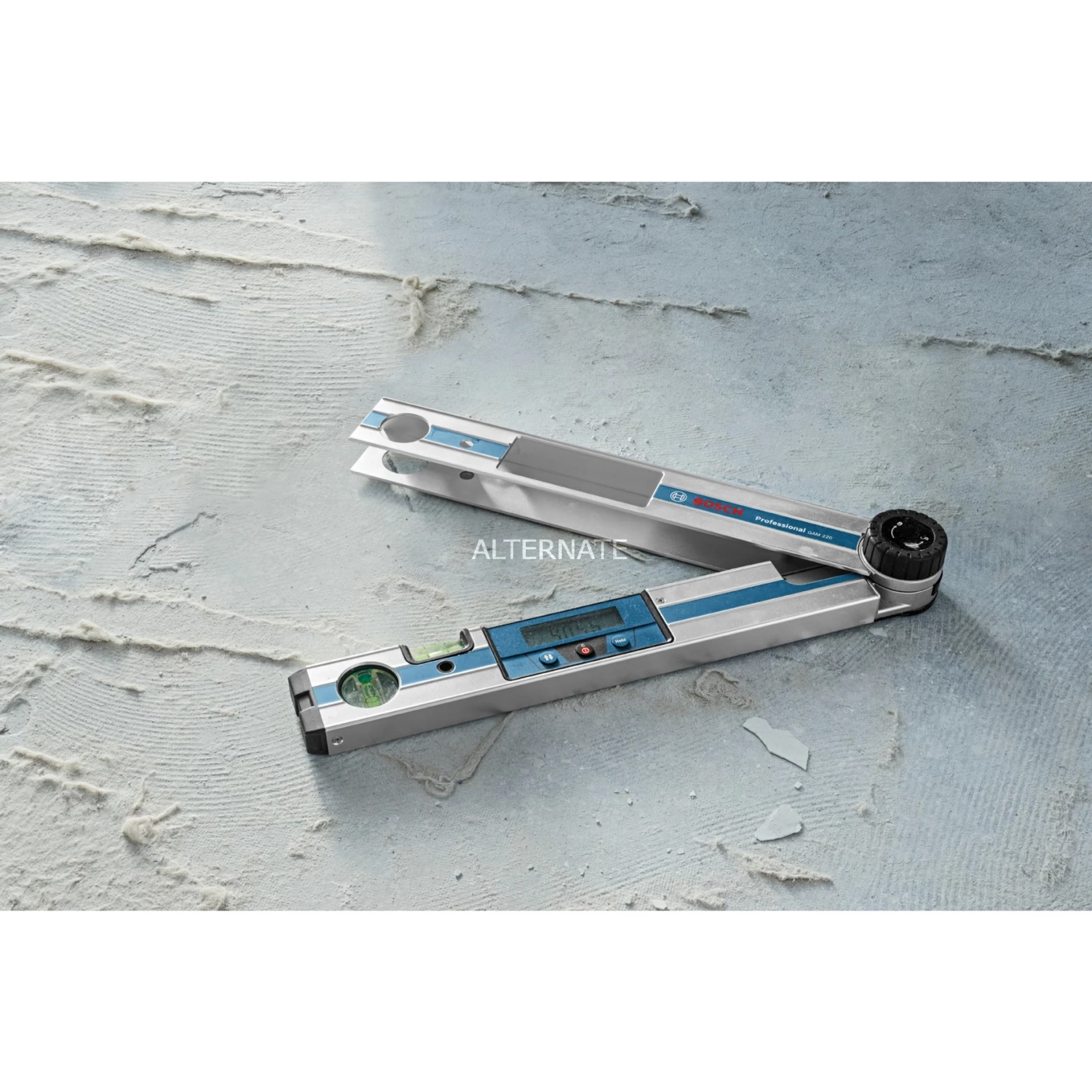 Winkel- Und Neigungsmesser Bosch Winkelmesser GAM 220 Professional (silber/blau) – Bild 3