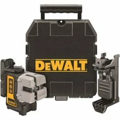 DeWALT Multilinien-Laser DW089K, Kreuzlinienlaser (schwarz/grau, Transportkoffer)