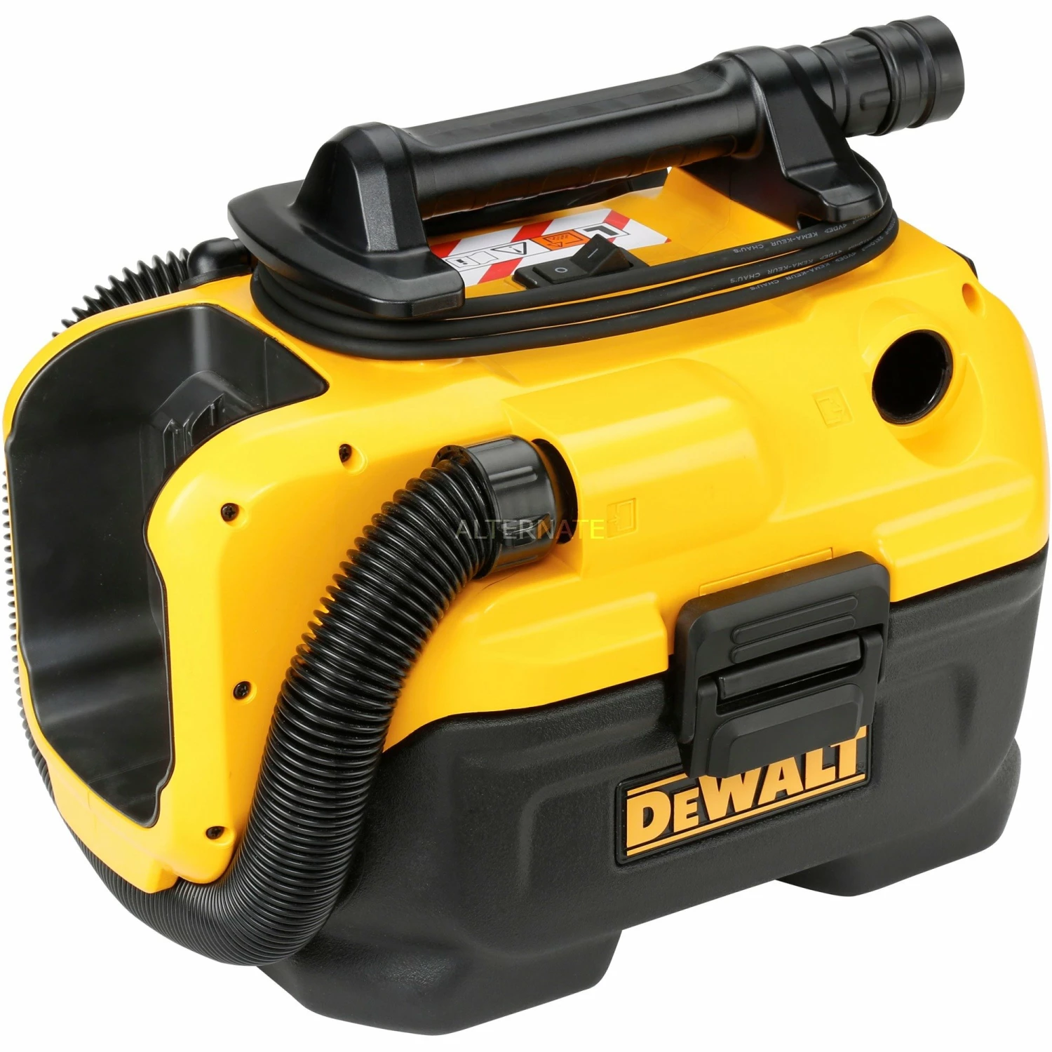 DeWALT Nass-/Trockensauger DCV584L Für Akku-/Netzbetrieb (gelb, Ohne Akku)