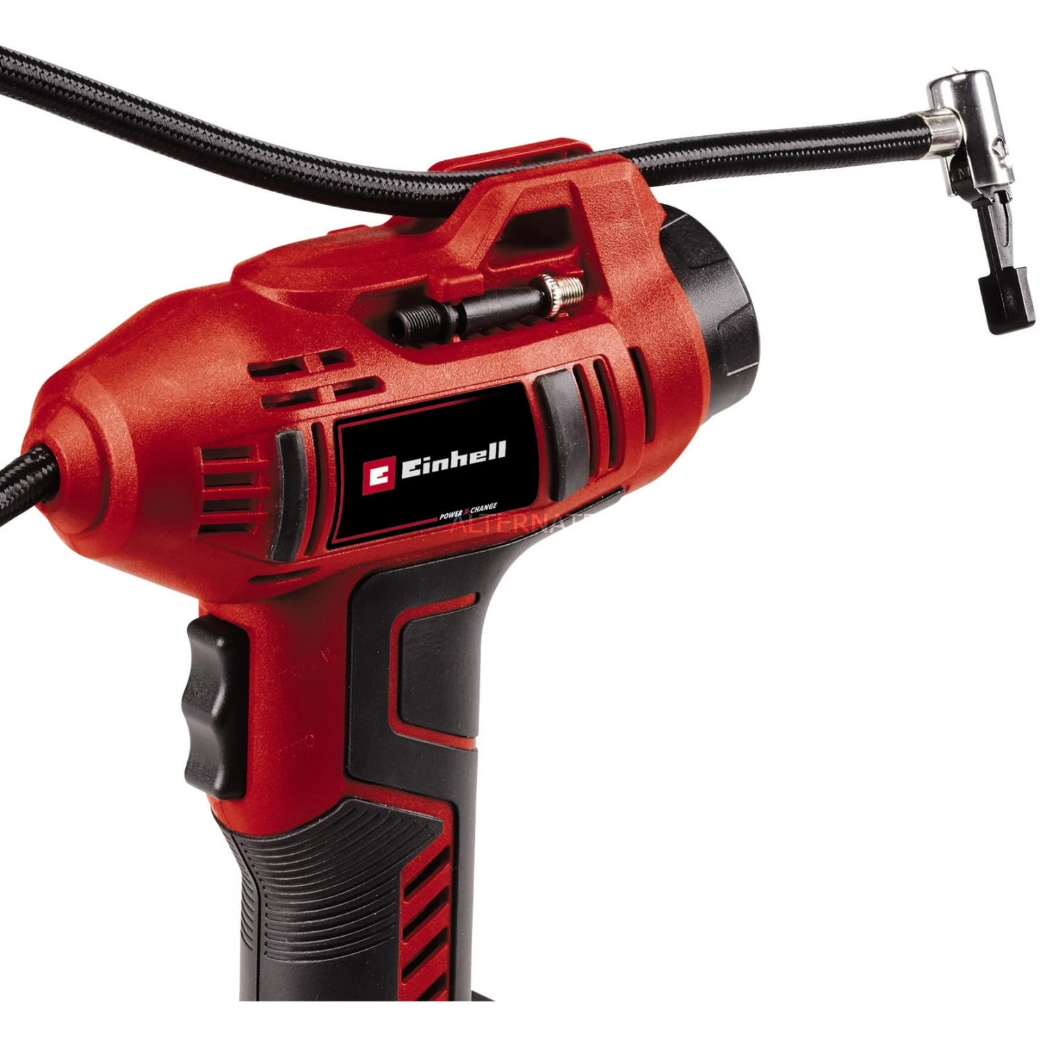 Einhell Akku-Autokompressor CE-CC 18 Li-Solo (rot/schwarz, Ohne Akku Und Ladegerät) – Bild 5