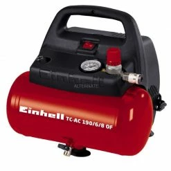 Einhell Kompressor TC-AC 190/6/8 OF (rot/schwarz, 1.100 Watt)