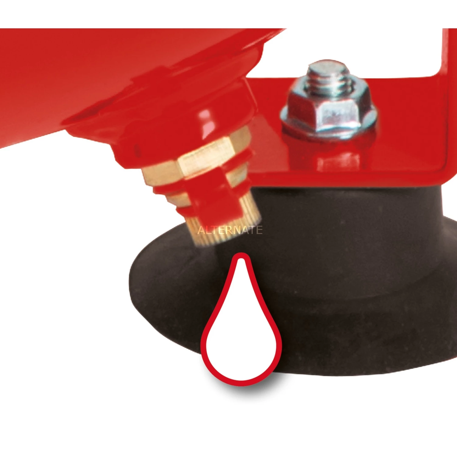 Einhell Kompressor TE-AC 24 Silent (rot/schwarz, 750 Watt) – Bild 6