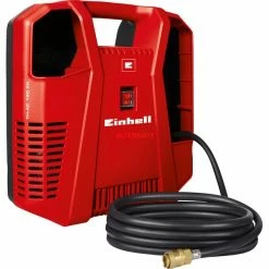 Einhell Kompressor TH-AC 190 KIT (rot, Inkl. Adapterset)