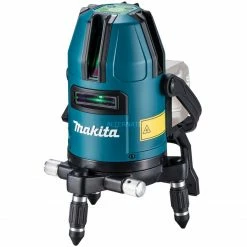 Makita Akku-Multilinienlaser SK40GDZ, 12Volt, Kreuzlinienlaser (schwarz/blau, Grüne Laserlinien, Ohne Akku Und Ladegerät)