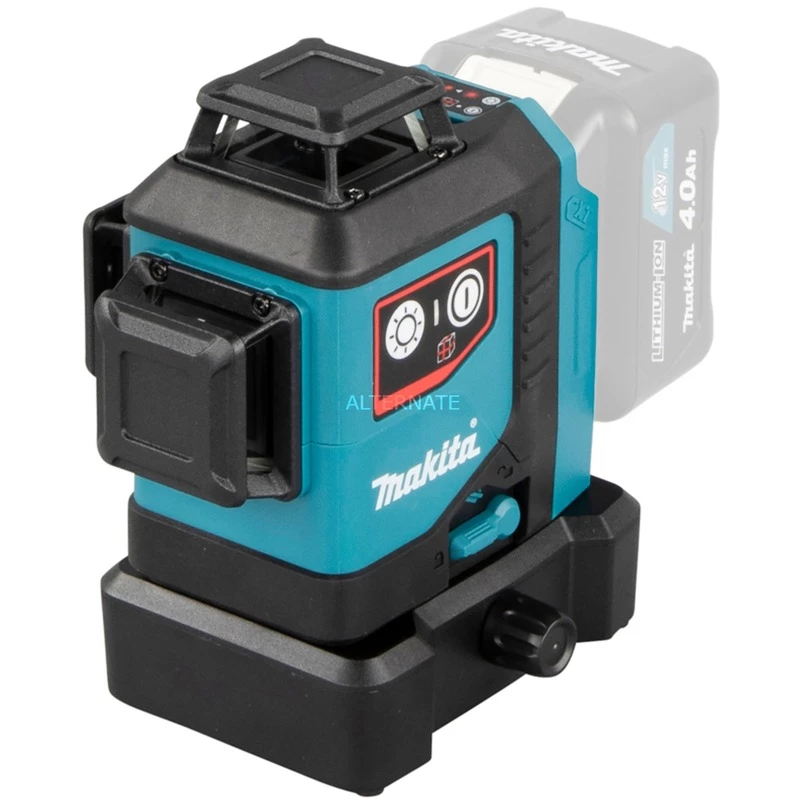 Makita Akku-Multilinienlaser SK700DZ, 12Volt, Kreuzlinienlaser (schwarz/blau, Rote Laserlinien, Ohne Akku Und Ladegerät)