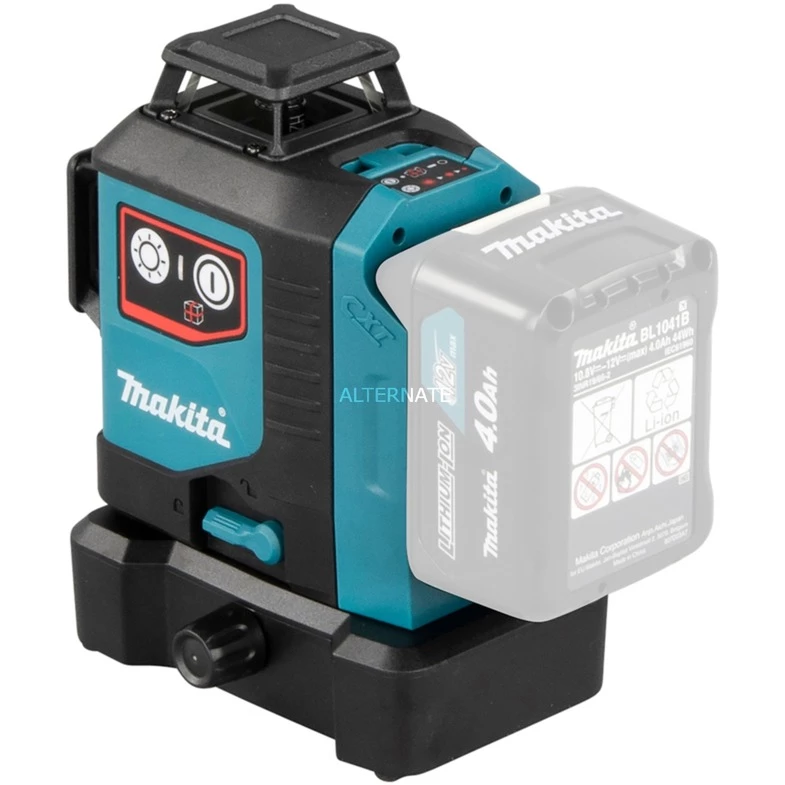 Makita Akku-Multilinienlaser SK700DZ, 12Volt, Kreuzlinienlaser (schwarz/blau, Rote Laserlinien, Ohne Akku Und Ladegerät) – Bild 3