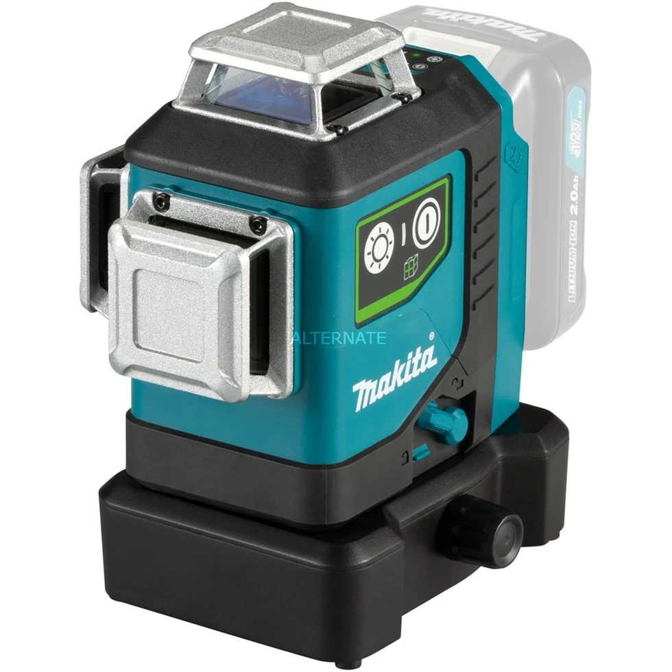 Makita Akku-Multilinienlaser SK700GDZ, 12Volt, Kreuzlinienlaser (schwarz/blau, Grüne Laserlinien, Ohne Akku Und Ladegerät)