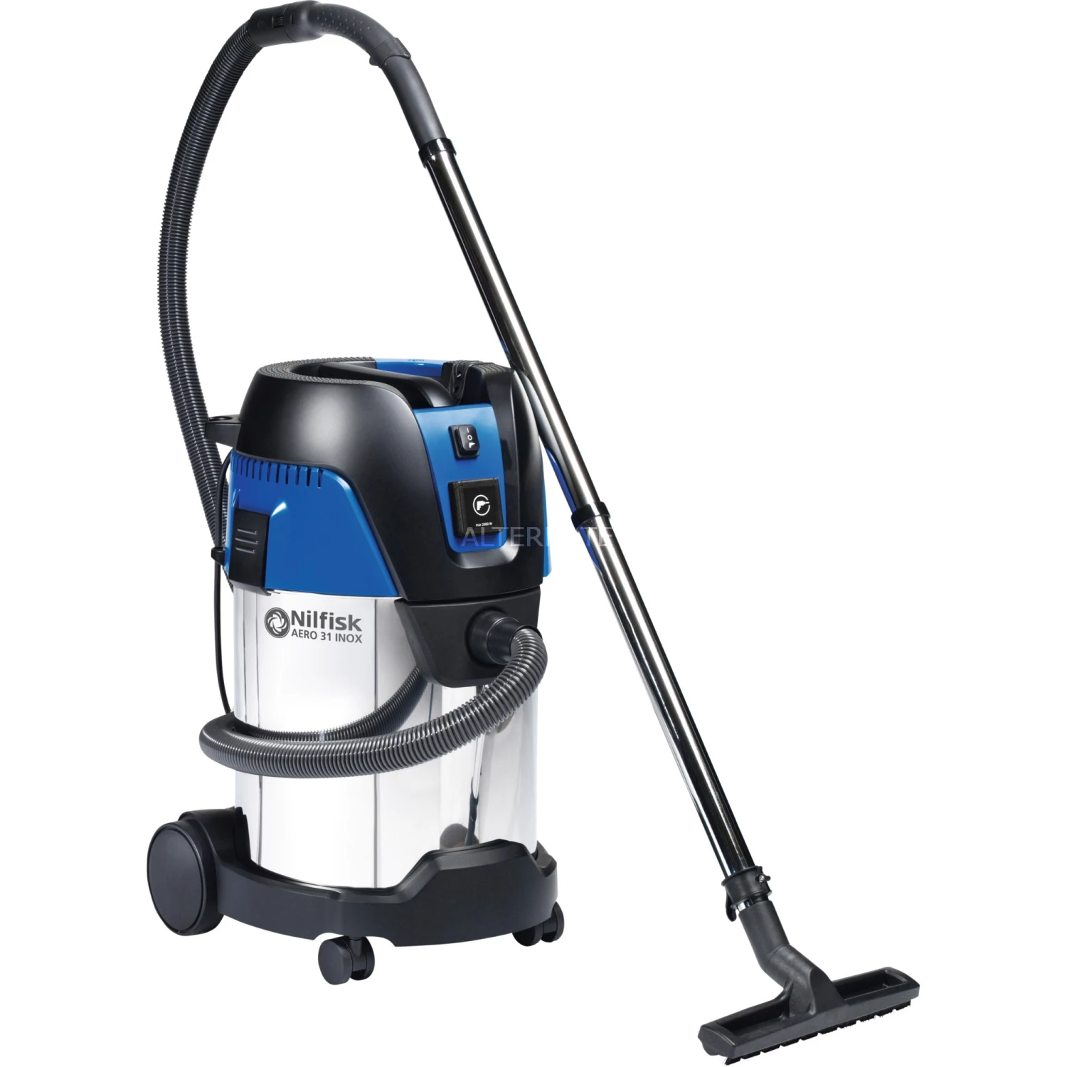 Nilfisk Nass-/Trockensauger AERO 31-21 PC INOX (inox/blau)
