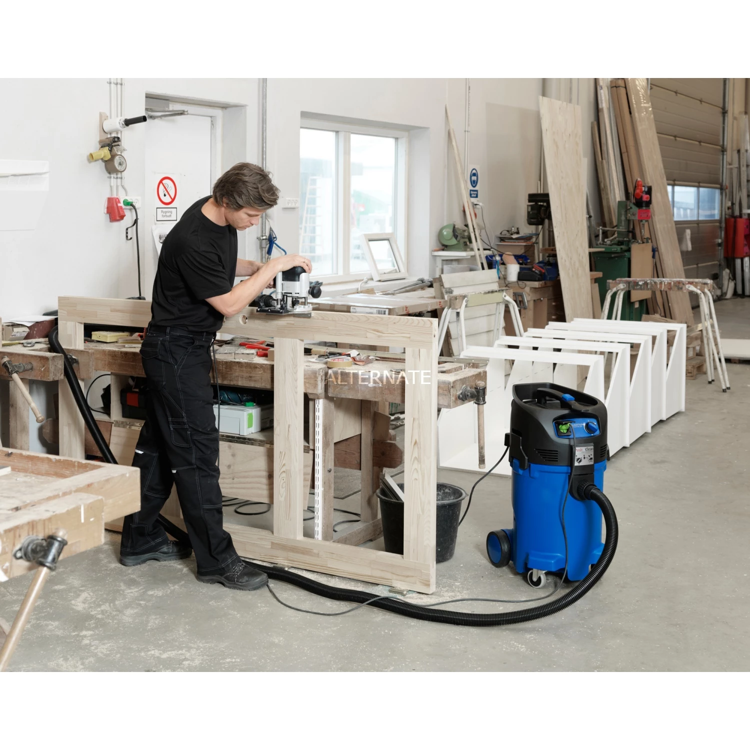 Nilfisk Nass-/Trockensauger ATTIX 50-21 PC EC (blau/schwarz) – Bild 2