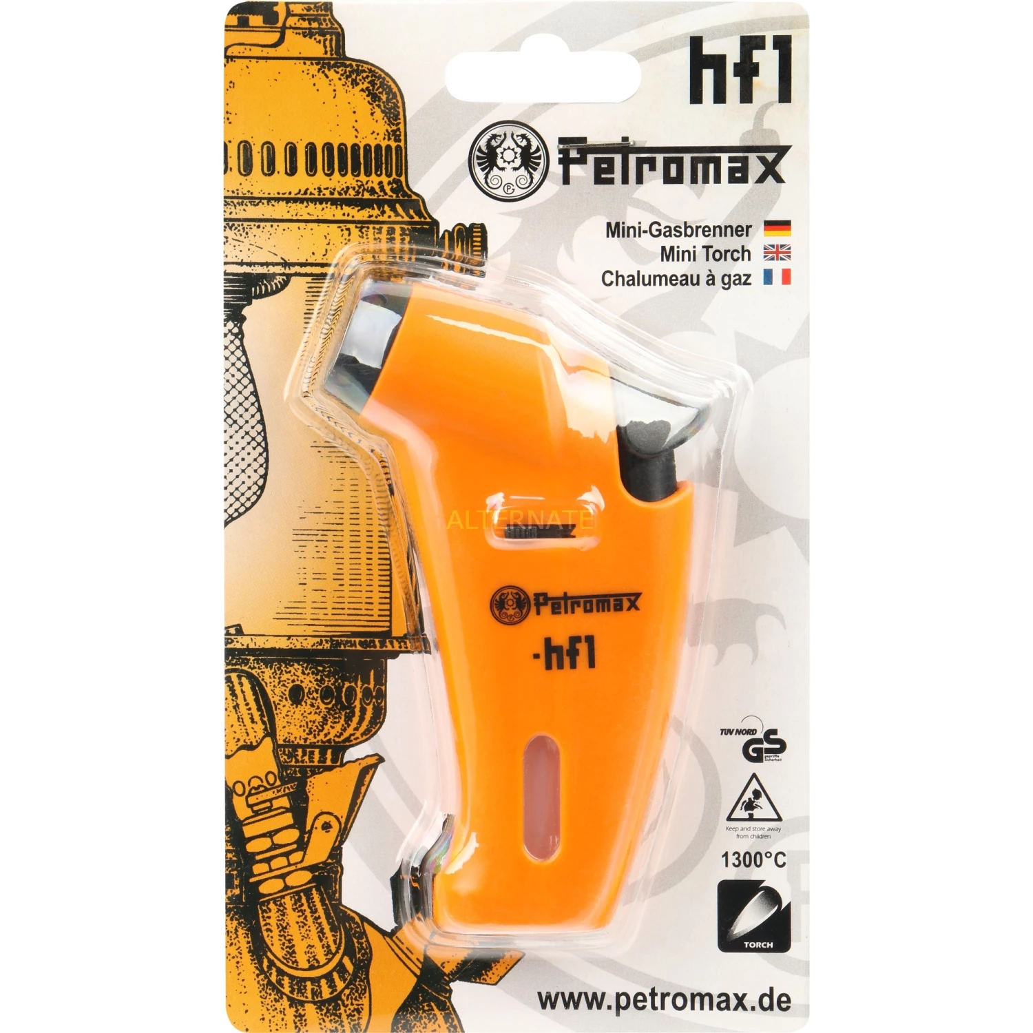 Lötkolben / Lötlampen Petromax Mini-Gasbrenner Hf1 (orange) – Bild 6