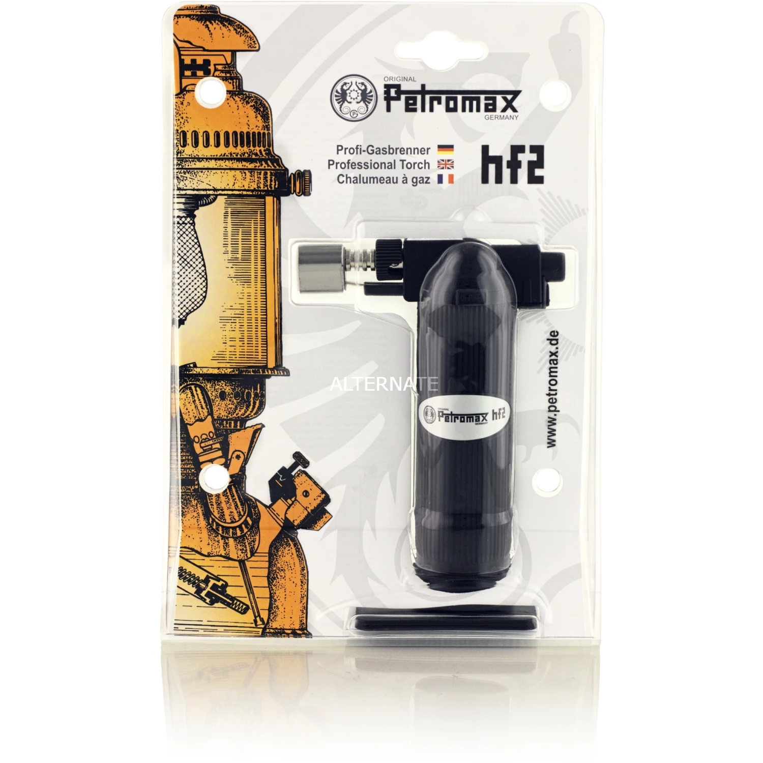 Lötkolben / Lötlampen Petromax Profi-Gasbrenner Hf2 Mit Piezo (schwarz) – Bild 6