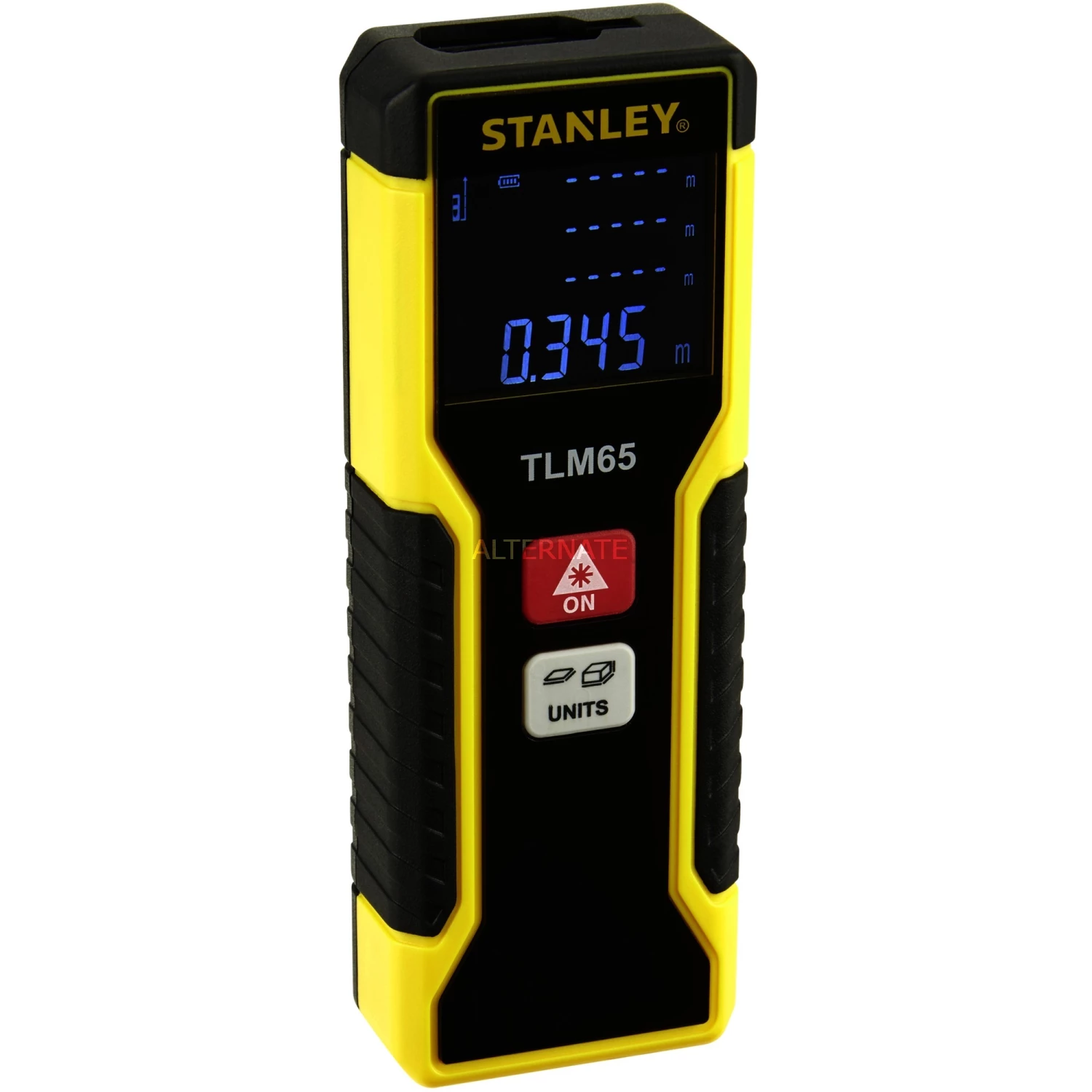 Stanley Laser-Entfernungsmesser TLM50 (schwarz/gelb, Reichweite 15 Meter)