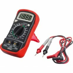 Elektrowerkzeuge VIGOR Digital Multimeter V4324, Messgerät (rot/schwarz)