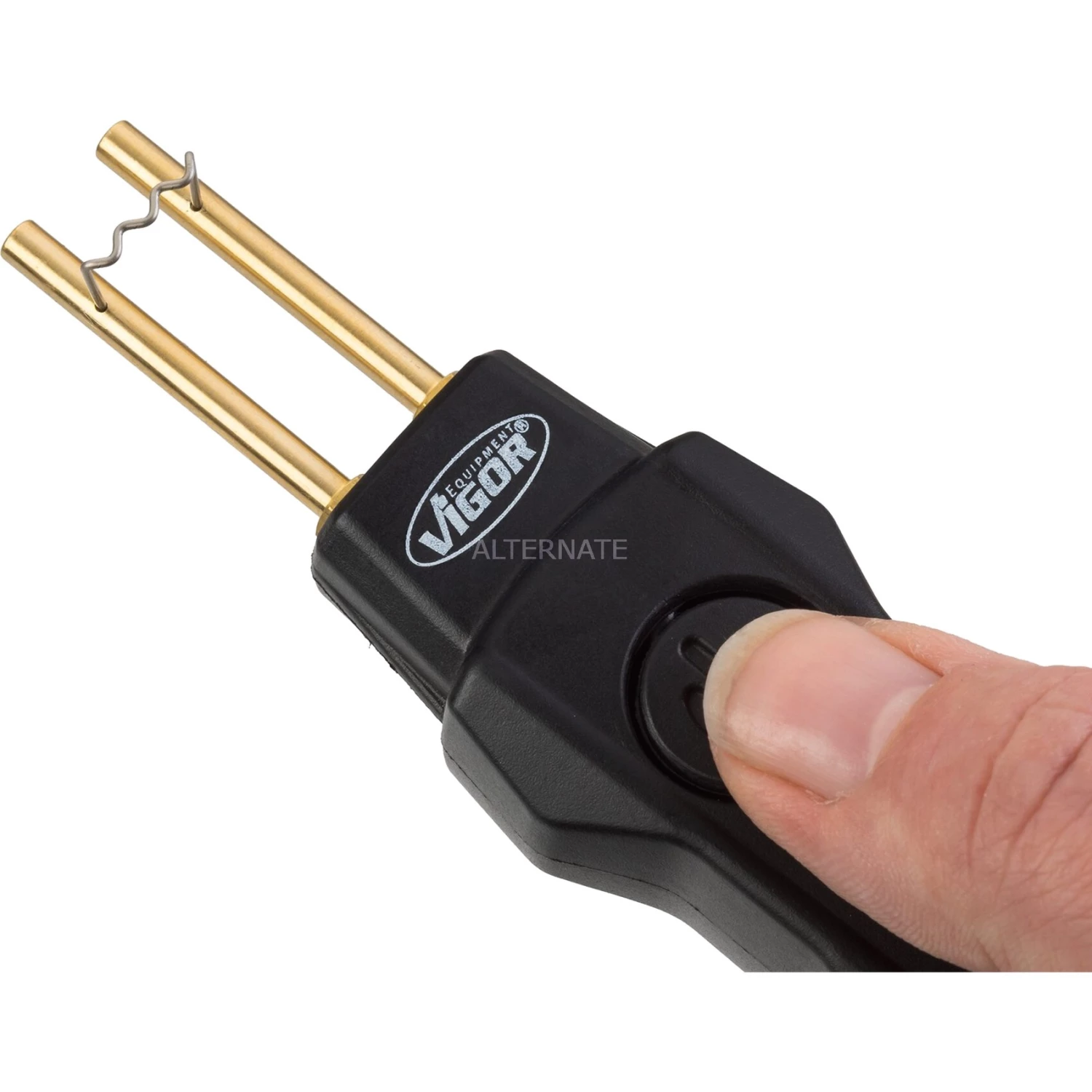 Lötkolben / Lötlampen VIGOR Kunststoff-Reparatur-Satz, Lötkolben (schwarz, 20 Watt, 300 Klammern) – Bild 5