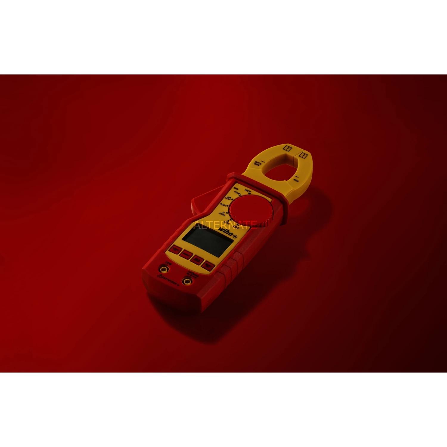 Wiha Werkzeug Wiha Strommesszange 45219, Bis 1.000 V AC, Messgerät (rot/gelb, Kontaktlose Einhandprüfung) – Bild 4